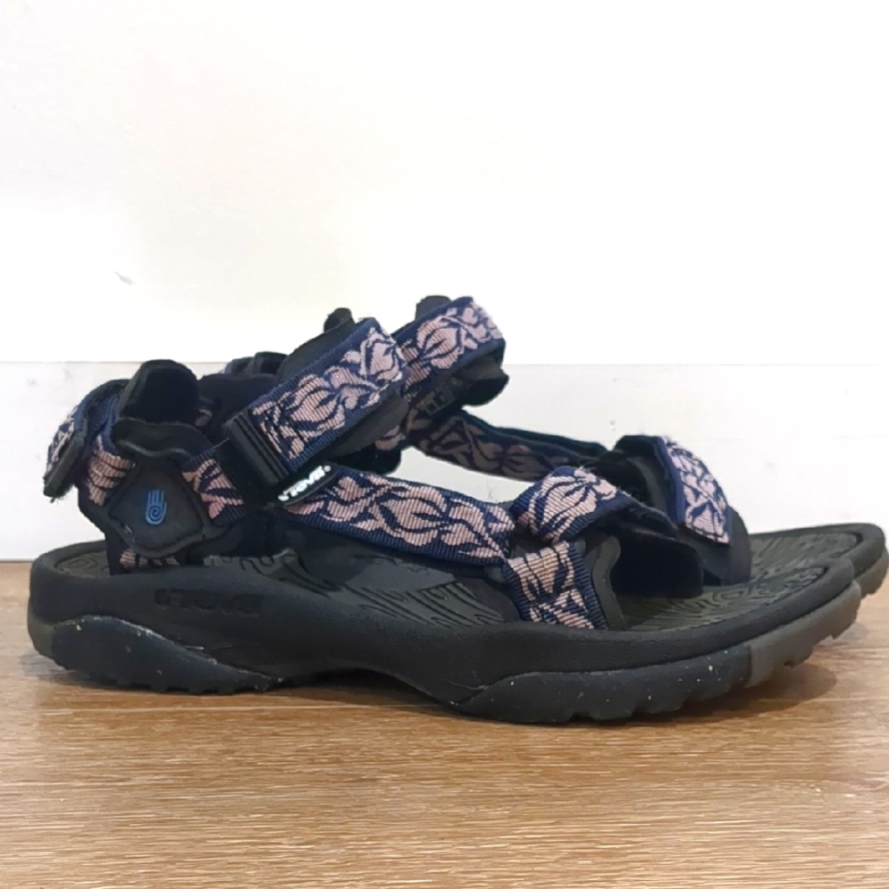 Teva Black and Pink Women Sandals